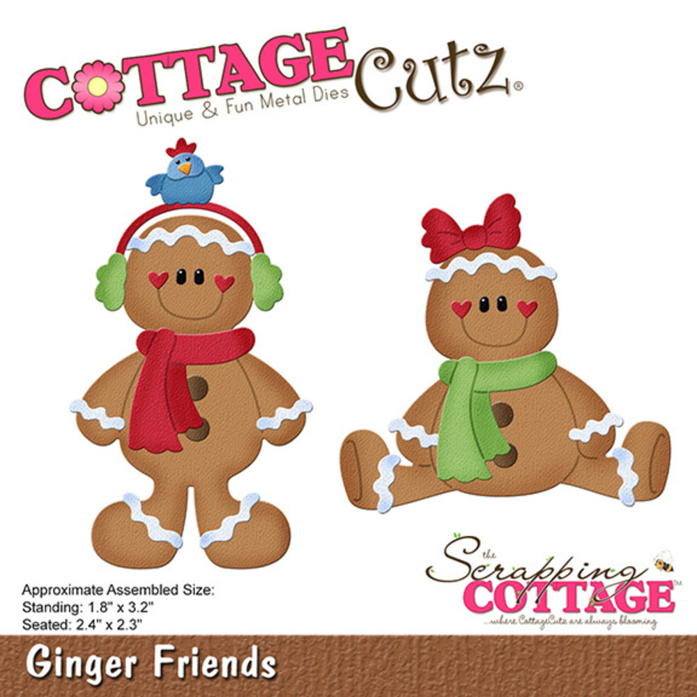 Scrapping Cottage Ginger Friends (CC-1091) (OUTLET)