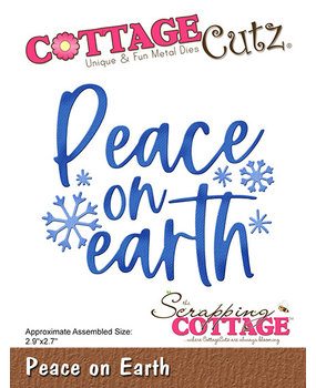 Scrapping Cottage Peace on Earth (CC-1116) (OUTLET)