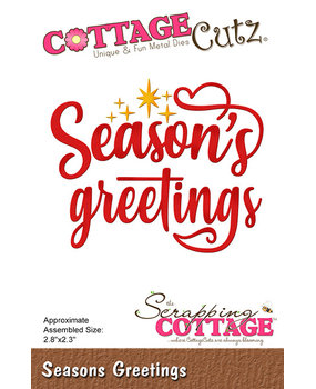Scrapping Cottage Seasons Greetings (CC-1118) (OUTLET)