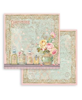 Stamperia Rose Parfum 12x12 Inch Paper Sheets Parfumerie (10pcs) (SBB910) (DISCONTINUED)