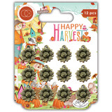 Craft Consortium Happy Harvest Metal Charms (CCMCHRM038) (DISCONTINUED)