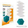 Fiskars 3D Paper Gems Template Geode (1059566) Fiskars 3D Paper Gems Template Geode (1059566)