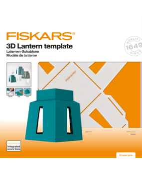 Fiskars 3D Paper Gems Template Lantern (1059568) (DISCONTINUED) Fiskars 3D Paper Gems Template Lantern (1059568) (DISCONTINUED)