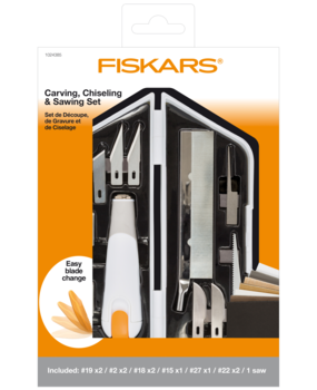 Fiskars Carving, Chiseling & Sawing Set (1024385) (DISCONTINUED)