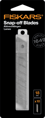 Fiskars Cutter Blades 18mm (10pcs) (1004615)
