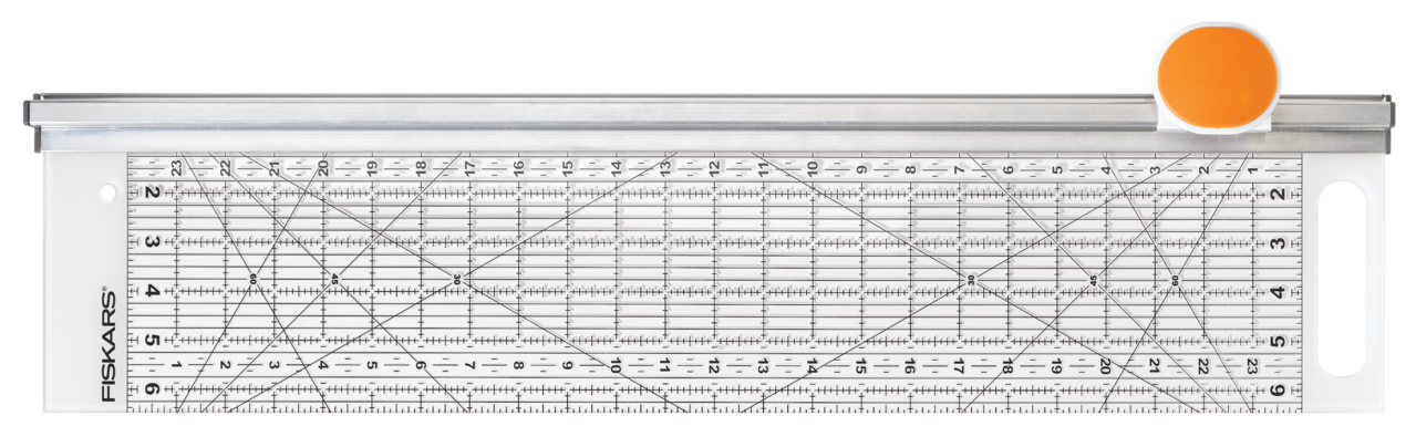 Fiskars Rotary Cutter & Ruler Combo 6x24 Inch Ø45mm (1014651) (DISCONTINUED)