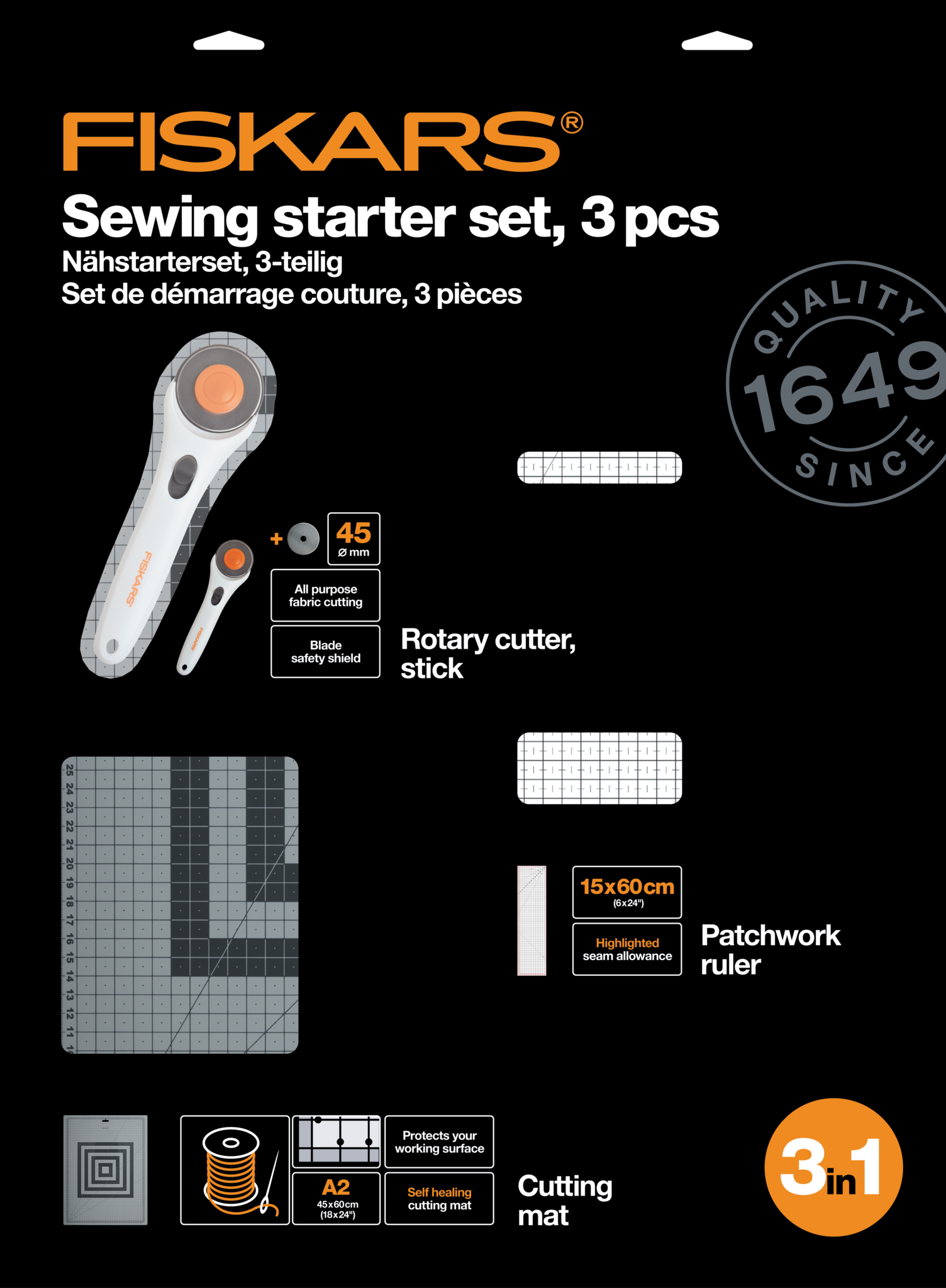 Sewing Starter Set (3pcs) (1059565) - Craftlines B.V.