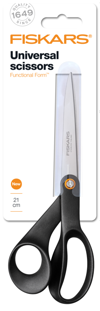 Fiskars Scissors Universal Functional Form 21cm Black (1019197) (DISCONTINUED) Fiskars Scissors Universal Functional Form 21cm Black (1019197) (DISCONTINUED)