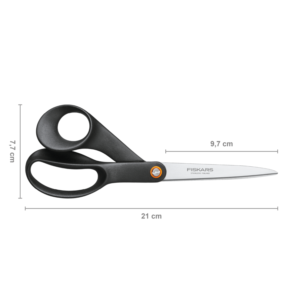 Fiskars Scissors Universal Functional Form 21cm Black (1019197) (DISCONTINUED) Fiskars Scissors Universal Functional Form 21cm Black (1019197) (DISCONTINUED)