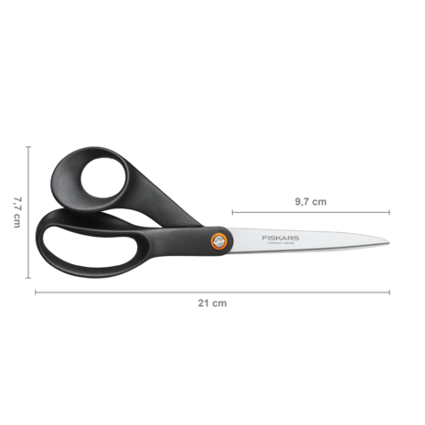 Fiskars Scissors Universal Functional Form 21cm Black (1019197) (DISCONTINUED) Fiskars Scissors Universal Functional Form 21cm Black (1019197) (DISCONTINUED)