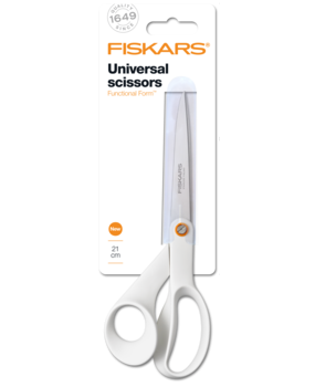 Fiskars Scissors Universal Functional Form 21cm White (1020412) (DISCONTINUED)