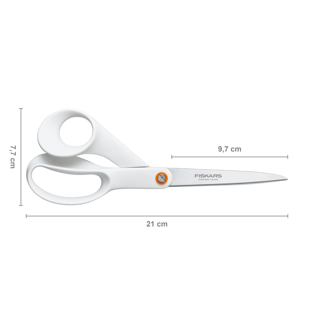 Fiskars Scissors Universal Functional Form 21cm White (1020412) (DISCONTINUED) Fiskars Scissors Universal Functional Form 21cm White (1020412) (DISCONTINUED)