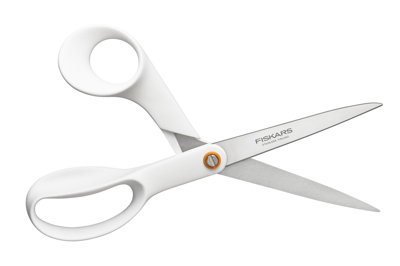 Fiskars Scissors Universal Functional Form 21cm White (1020412) (DISCONTINUED) Fiskars Scissors Universal Functional Form 21cm White (1020412) (DISCONTINUED)