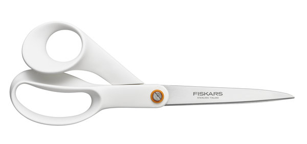 Fiskars Scissors Universal Functional Form 21cm White (1020412) (DISCONTINUED) Fiskars Scissors Universal Functional Form 21cm White (1020412) (DISCONTINUED)
