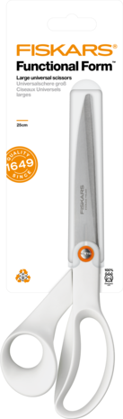 Fiskars Scissors Universal Functional Form Large 24cm White (1020414) Fiskars Scissors Universal Functional Form Large 24cm White (1020414)