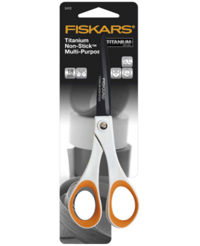 Fiskars Scissors Non-Stick Titanium Multi-Purpose 18cm (1004720)
