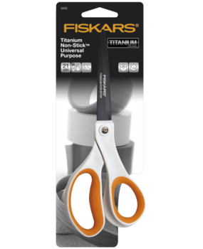 Fiskars Scissors Non-Stick Titanium Universal Purpose 21cm (1004721)