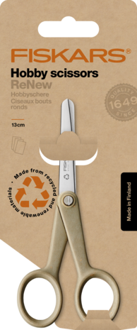 Fiskars Scissors ReNew Hobby 13cm (1062546) (DISCONTINUED) Fiskars Scissors ReNew Hobby 13cm (1062546) (DISCONTINUED)