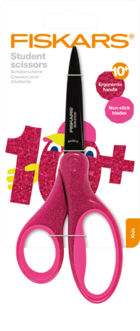 Fiskars Scissors Kids +10 Glitter Pink 18cm (1023915) (DISCONTINUED) Fiskars Scissors Kids +10 Glitter Pink 18cm (1023915) (DISCONTINUED)