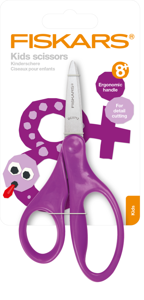 Fiskars Scissors Kids +8 Purple 15cm (1027420) (DISCONTINUED) Fiskars Scissors Kids +8 Purple 15cm (1027420) (DISCONTINUED)