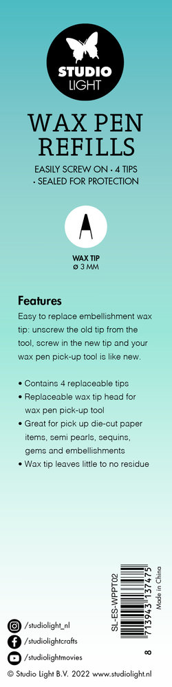 Studio Light Wax Pen Replacement Tips (4pcs) (SL-ES-WPPT02) (BASIC) Studio Light Wax Pen Replacement Tips (4pcs) (SL-ES-WPPT02) (BASIC)