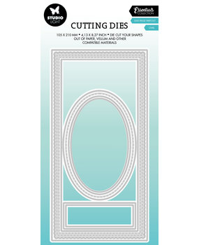 Studio Light Card Passe Partout Slim Oval Essentials Cutting Dies (SL-ES-CD445) (OUTLET)