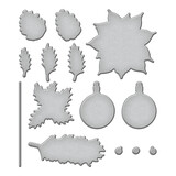 Spellbinders Halftone Holiday Etched Dies (S7-228) (OUTLET)