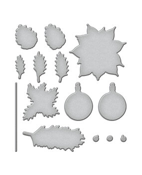 Spellbinders Halftone Holiday Etched Dies (S7-228) (OUTLET)