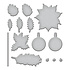 Halftone Holiday Etched Dies (S7-228) (OUTLET)