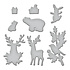 Winter Woodland Etched Dies (S7-227) (OUTLET) Winter Woodland Etched Dies (S7-227) (OUTLET)