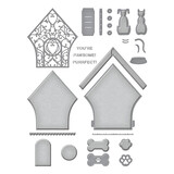 Spellbinders 3D Vignette Pet House Etched Dies (S6-199) (OUTLET)