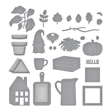 Spellbinders Tiered Tray Décor Etched Dies (S5-547) (OUTLET)