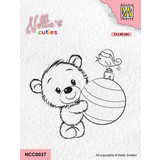 Nellie Snellen Nellie's Cuties Clear Stamps Christmas Ball (NCCS037) (OUTLET)