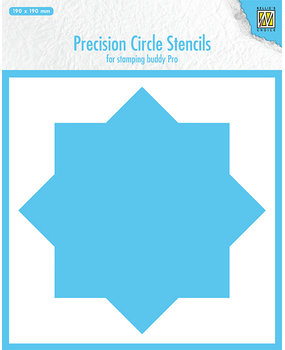 Nellie Snellen 8-point Circle Precission Circle Stencils (MMPCS001) (DISCONTINUED)