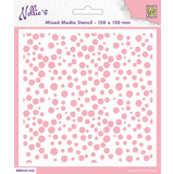 Nellie Snellen Snow Mixed Media Stencil (MMS4K-040) (DISCONTINUED)
