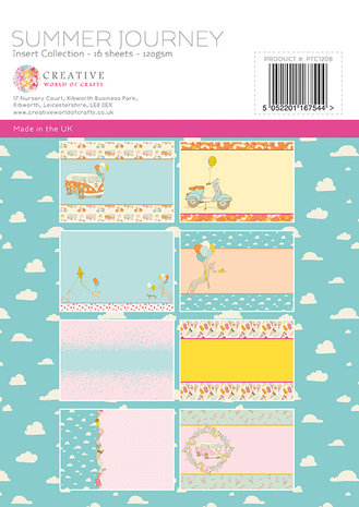 The Paper Tree Summer Journey A4 Insert Collection (PTC1208) (OUTLET)