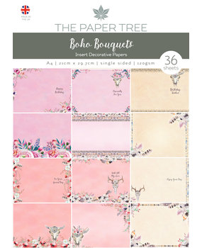 The Paper Tree Boho Bouquets A4 Insert Collection (PTC1021) (OUTLET)