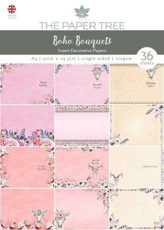 The Paper Tree Boho Bouquets A4 Insert Collection (PTC1021) (OUTLET) The Paper Tree Boho Bouquets A4 Insert Collection (PTC1021) (OUTLET)