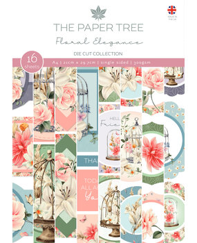 The Paper Tree Floral Elegance A4 Die Cut Collection (PTC1237) (OUTLET)