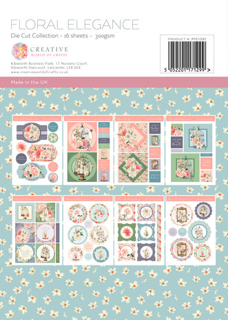 The Paper Tree Floral Elegance A4 Die Cut Collection (PTC1237) (OUTLET) The Paper Tree Floral Elegance A4 Die Cut Collection (PTC1237) (OUTLET)