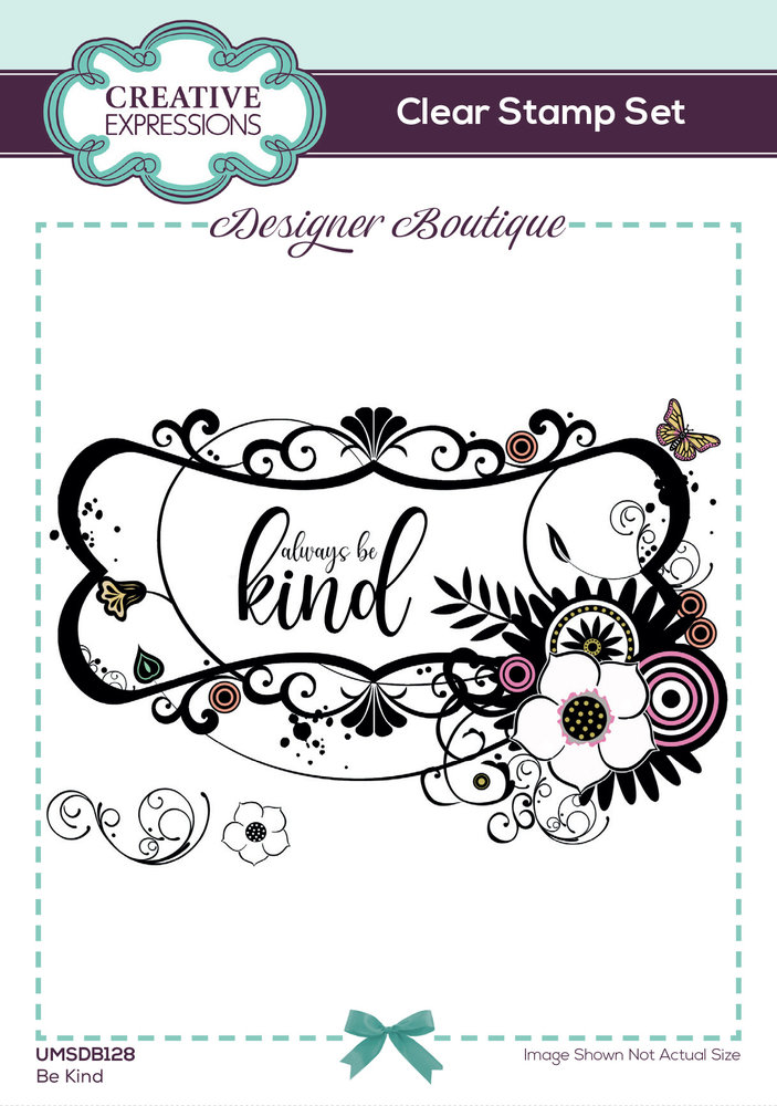 Creative Expressions Designer Boutique Clear Stamp A6 Be Kind (UMSDB128) (OUTLET) Creative Expressions Designer Boutique Clear Stamp A6 Be Kind (UMSDB128) (OUTLET)