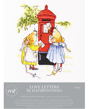 Creative Expressions My Cross Stitch Kit Love Letters (BDCS01) (OUTLET)