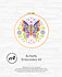 My Embroidery Kit Butterfly (DJE10) (OUTLET) My Embroidery Kit Butterfly (DJE10) (OUTLET)