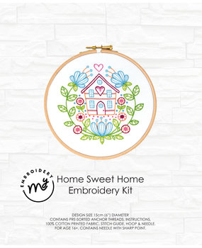 Creative Expressions My Embroidery Kit Home Sweet Home (DJE05) (OUTLET)