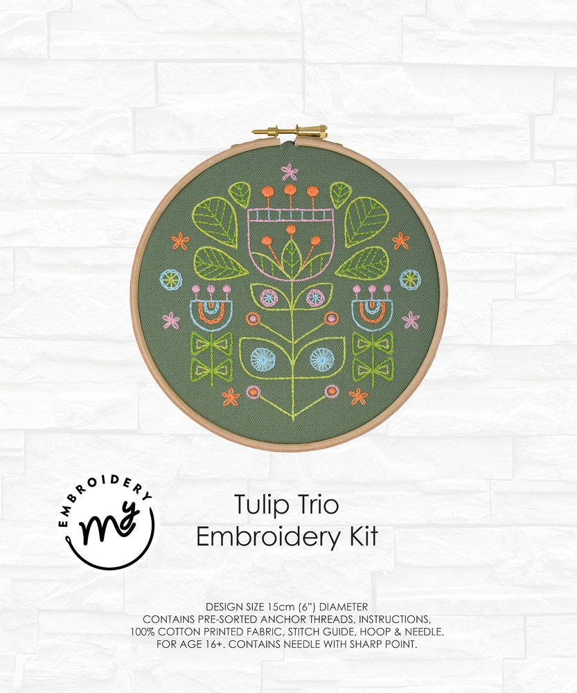 Creative Expressions My Embroidery Kit Tulip Trio (DJE03) (OUTLET) Creative Expressions My Embroidery Kit Tulip Trio (DJE03) (OUTLET)