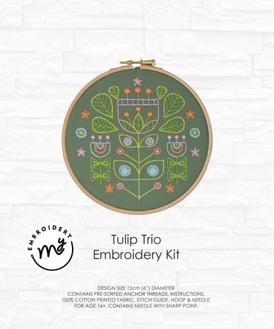 Creative Expressions My Embroidery Kit Tulip Trio (DJE03) (OUTLET) Creative Expressions My Embroidery Kit Tulip Trio (DJE03) (OUTLET)