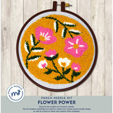 Creative Expressions My Punch Needle Kit Flower Power (PN03) (OUTLET)