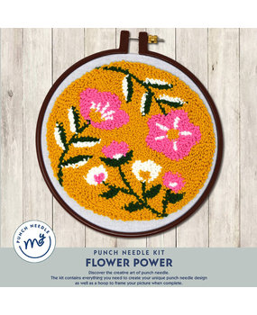 Creative Expressions My Punch Needle Kit Flower Power (PN03) (OUTLET)