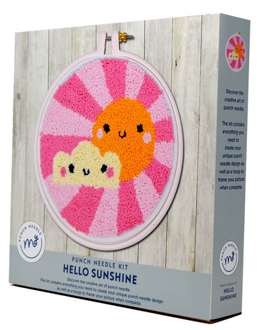 My Punch Needle Kit Hello Sunshine (PN06) - Craftlines B.V.