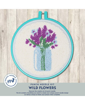 Creative Expressions My Punch Needle Kit Wild Flowers (PN04) (OUTLET)